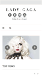 Mobile Screenshot of ladygagamusic.info