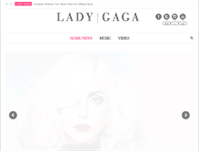 Tablet Screenshot of ladygagamusic.info